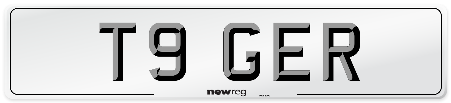 T9 GER Number Plate from New Reg